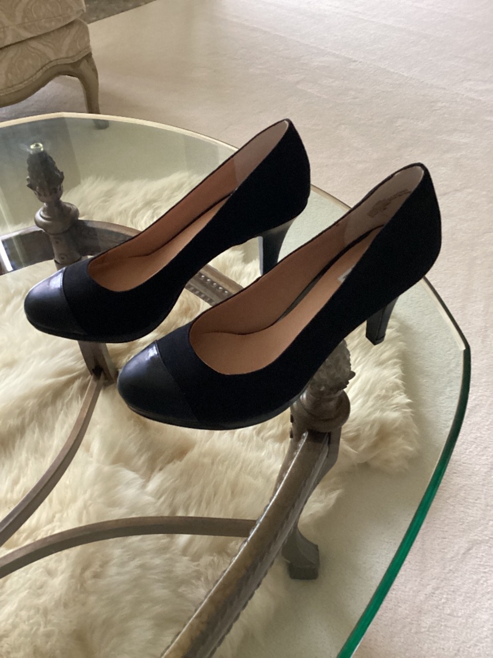 NWOT Black 3” Heels.  Hot in Hollywood.